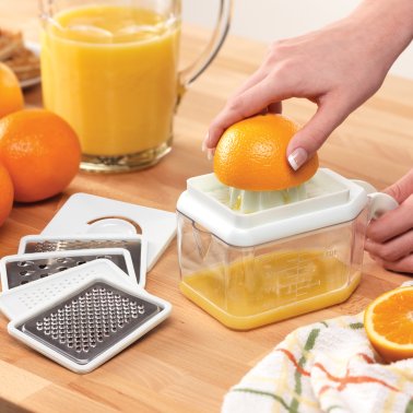 gia'sKITCHEN™ 6-Piece Grater Set with Juicer and Egg Separator