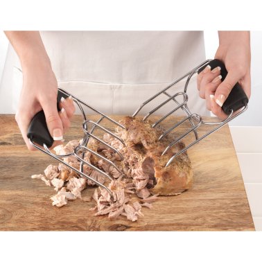 gia'sKITCHEN™ Stainless Steel Meat Claws with Rubber Grip Handles
