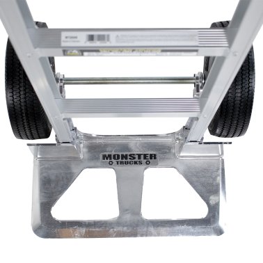 Monster Trucks® Aluminum Hand Truck with Foam Rubber Tires (with Loop Handle Uninstalled)