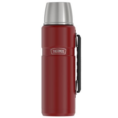 Thermos® Stainless King™ Vacuum Insulated Stainless Steel Beverage Bottle (1.2 L; Red)