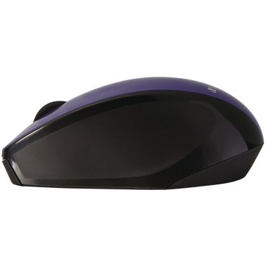 Verbatim® Cordless Blue-LED Computer Mouse, Multi-Trac, 3 Buttons, 2.4 GHz (Purple)