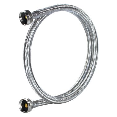 Certified Appliance Accessories Braided Stainless Steel Washing Machine Hose, 5ft