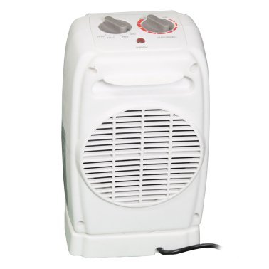 Comfort Glow® CEH255 1,500-Watt-Max Portable Oscillating Ceramic Fan Heater with Thermostat, White