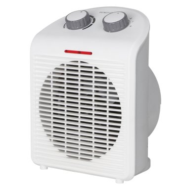 Comfort Glow® EFH1518 1,500-Watt-Max Portable Electric Fan Heater with Thermostat, White