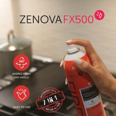 ZENOVA® FX500 Fire Extinguishing Aerosol Spray