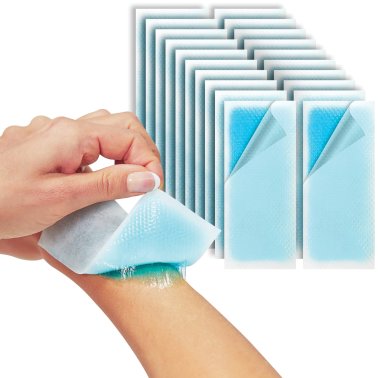 AllSett Health® Cooling Patches Soft Gel Sheets, 20 Pack