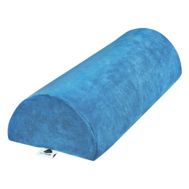 AllSett Health® Large Half-Moon Bolster Pillow (1 Pack; Navy Blue)
