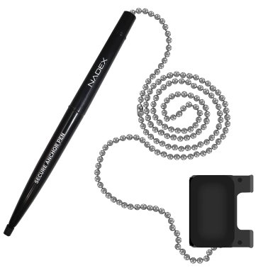 Nadex Coins™ Ball and Chain Security Pen Set (12 Pen; Black)