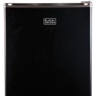 BLACK+DECKER™ 2.5 Cubic-ft Refrigerator/Freezer (Black)