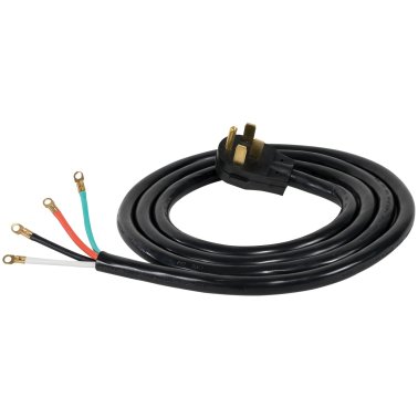 Certified Appliance Accessories 4-Wire Eyelet 50-Amp Range Cord, 10ft