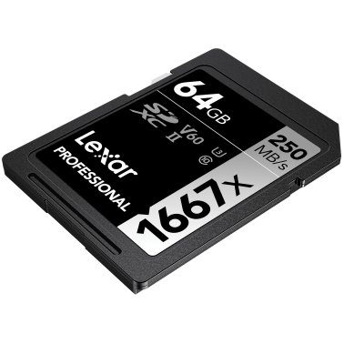 Lexar® Professional SILVER Series 1667x SDXC™ UHS-II Card (64 GB)