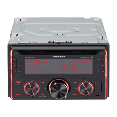 Pioneer® FH-S722BS CD Car Stereo Head Unit, Double-DIN, LCD with Smart Sync Compatibility