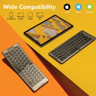 Mobile Pixels 104-Key Wireless Folding Keyboard