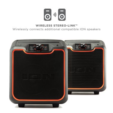 ION® Sport™ XL MK3 Portable Bluetooth® All-Weather Speaker with Microphone and Stereo-Link™