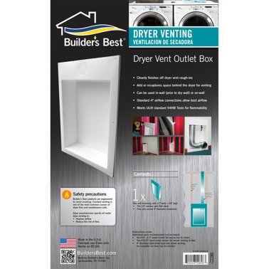 Builder's Best® Saf-T-Duct® Dryer Outlet Box