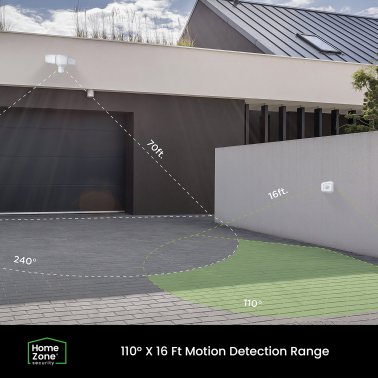 Home Zone Security® Linkable Flood Light Sensor Range Extender