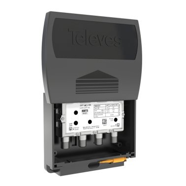 Televes® 1-Input TForce Mast Amplifier with BOSS-Tech and “F” Power Supply Unit