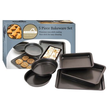 EuroHome 5-Piece  Non-Stick Bakeware Set