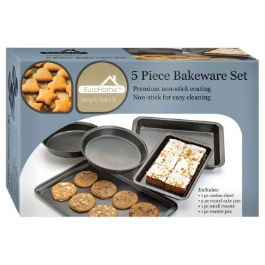 EuroHome 5-Piece  Non-Stick Bakeware Set