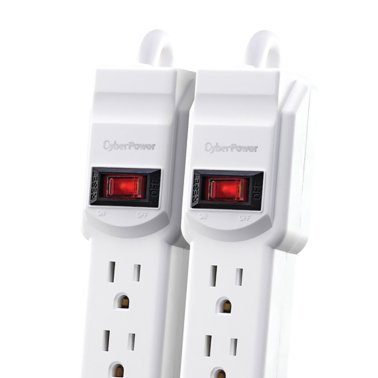 CyberPower® 6-Outlet Power Strip, 2 pk
