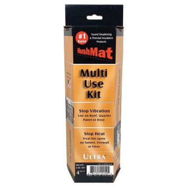 HushMat® Multi-Use Sound-Damping Kit with Stealth Black Foil, 3.7 Sq. Ft.