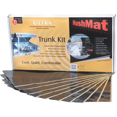 HushMat® Trunk Sound-Damping Kit with Stealth Black Foil, 19 Sq. Ft.