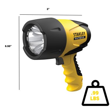 STANLEY® FATMAX® Waterproof 800-Lumen Rechargeable LED Spotlight, FL5W10