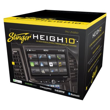 Stinger® HEIGH10® Floating Multimedia Display System with Bluetooth®, Apple® CarPlay®/Android Auto™, and SiriusXM® Ready
