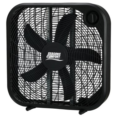 Seasons Comfort™ Premium 20-In. 3-Speed Box Fan, FBX20, Black