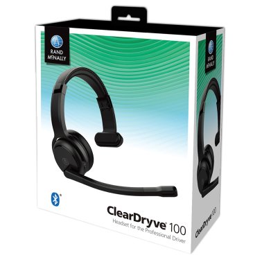 Rand McNally® ClearDryve® 100 Bluetooth® Trucker Headset, Black