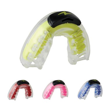 Zone Mouthguard Impact EVA and PVS Athletic Mouthguard, No Flavor (Youth; Electric Yellow)