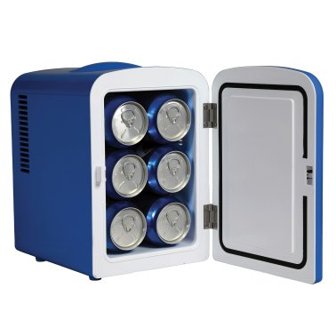 pepsi® 6-Can Portable Mini Fridge, MIS133PEP, Blue