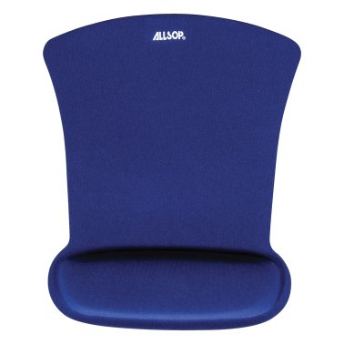 Allsop® Ergoprene Gel Mouse Pad with Wrist Rest (Blue)