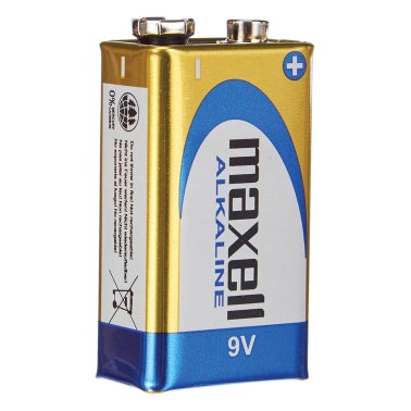 Maxell® 9-Volt Single Alkaline Battery