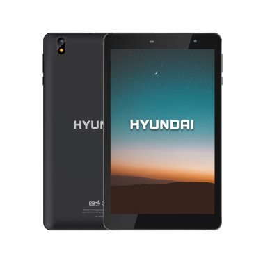 Hyundai® Technology HYtab Pro 8LA1 8-In. FHD Tablet, 64 GB Storage, Android™ 11, LTE and Wi-Fi®, with Screen Protector, Stylus, and Earbuds, Black