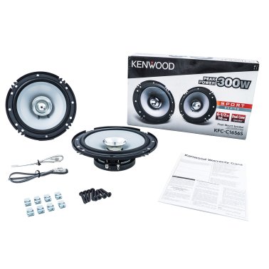 KENWOOD® 6.5-Inch 300-Watt-Max Dual-Cone Speakers