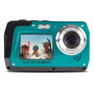 Minolta® 48.0-Megapixel Waterproof Digital Camera (Blue)