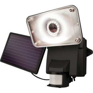 MAXSA® Innovations Motion-Activated Solar LED Security Flood Light, Black