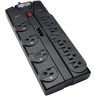Tripp Lite® by Eaton® Protect It!® 12-Outlet Power Strip Surge Protector, 8-Foot Cord