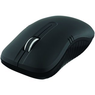 Verbatim® Commuter Series Cordless Optical Computer Mouse, 3 Buttons, 2.4 GHz (Matte Black)