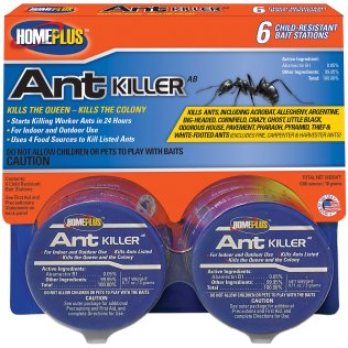 Home Plus® Ant Killer Bait Stations with Abamectin B1, 6 Pack