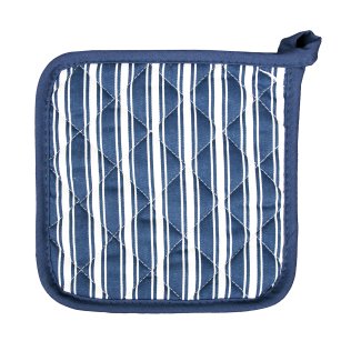 Better Houseware Striped Pot Holder (Blue)