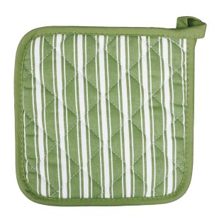 Better Houseware Striped Pot Holder (Green)
