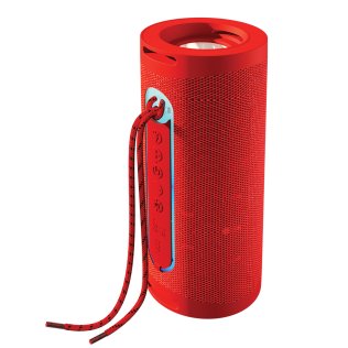 Supersonic® Portable Bluetooth® Speaker with LED Flashlight and Speakerphone, SC-2340BT (Red)