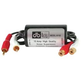 DB Link® Car Stereo Audio Noise Filter, RCA, 15 Amps, NF102