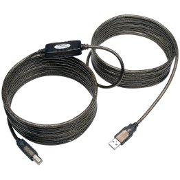 Tripp Lite® by Eaton® USB 2.0 Hi-Speed A/B Active Repeater Cable, 25 Ft.