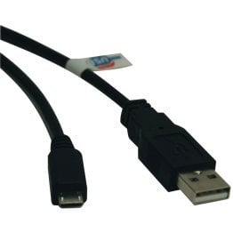 Tripp Lite® by Eaton® USB 2.0 Hi-Speed A-Male to Micro B-Male Cable (3 Ft.)