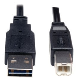Tripp Lite® by Eaton® A-Male to B-Male Reversible USB 2.0 Cable, 6 Ft.