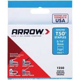 Arrow® T50® Staples, 1,250 Pack (5/16 In.)