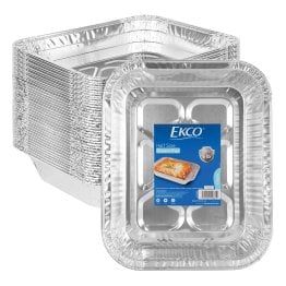 EKCO® Half-Size Aluminum Foil Steam Pans, 25 Pack